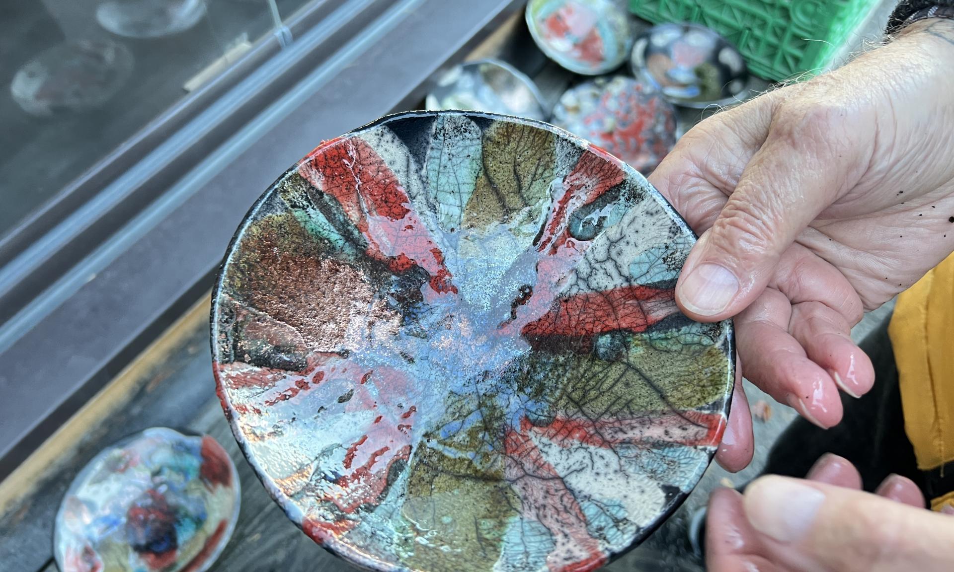 Raku Keramik brennen