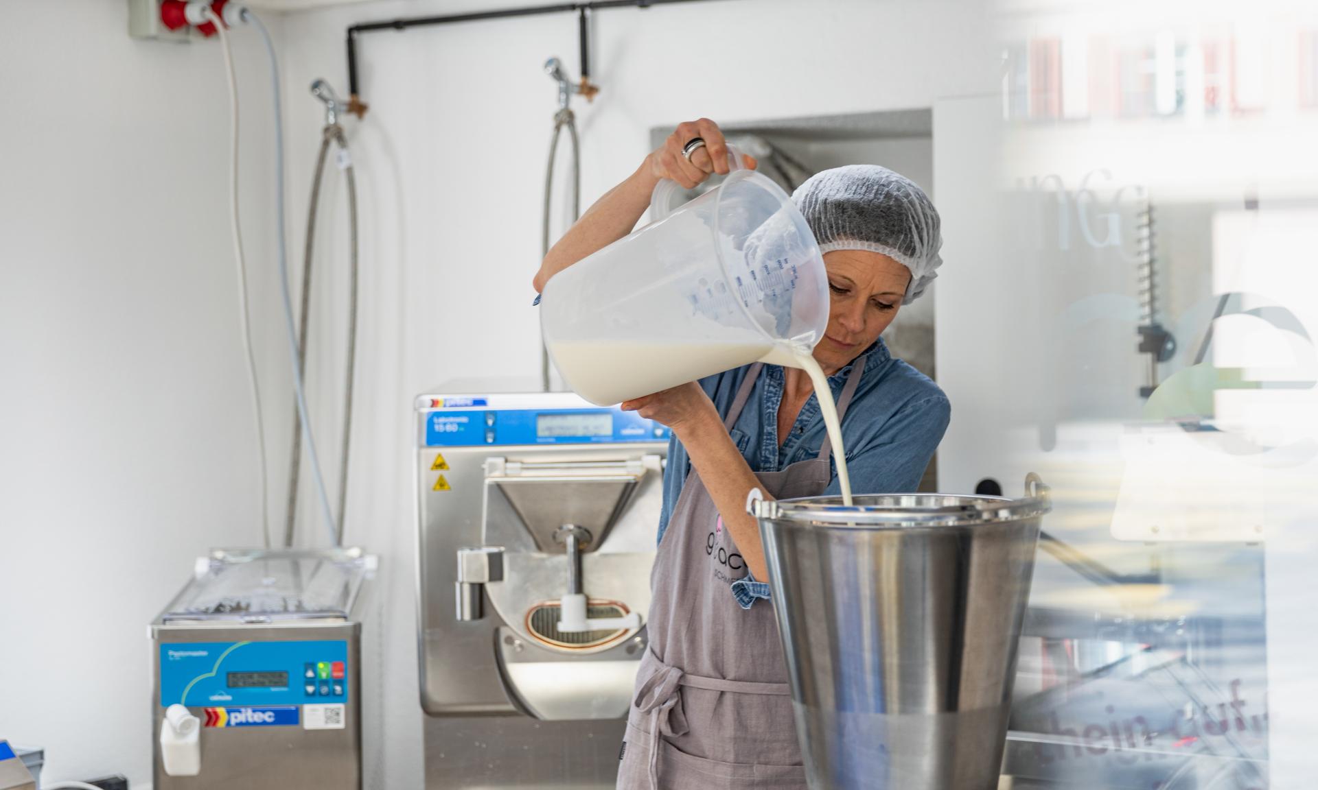 Glacerei Schmerikon Produktion