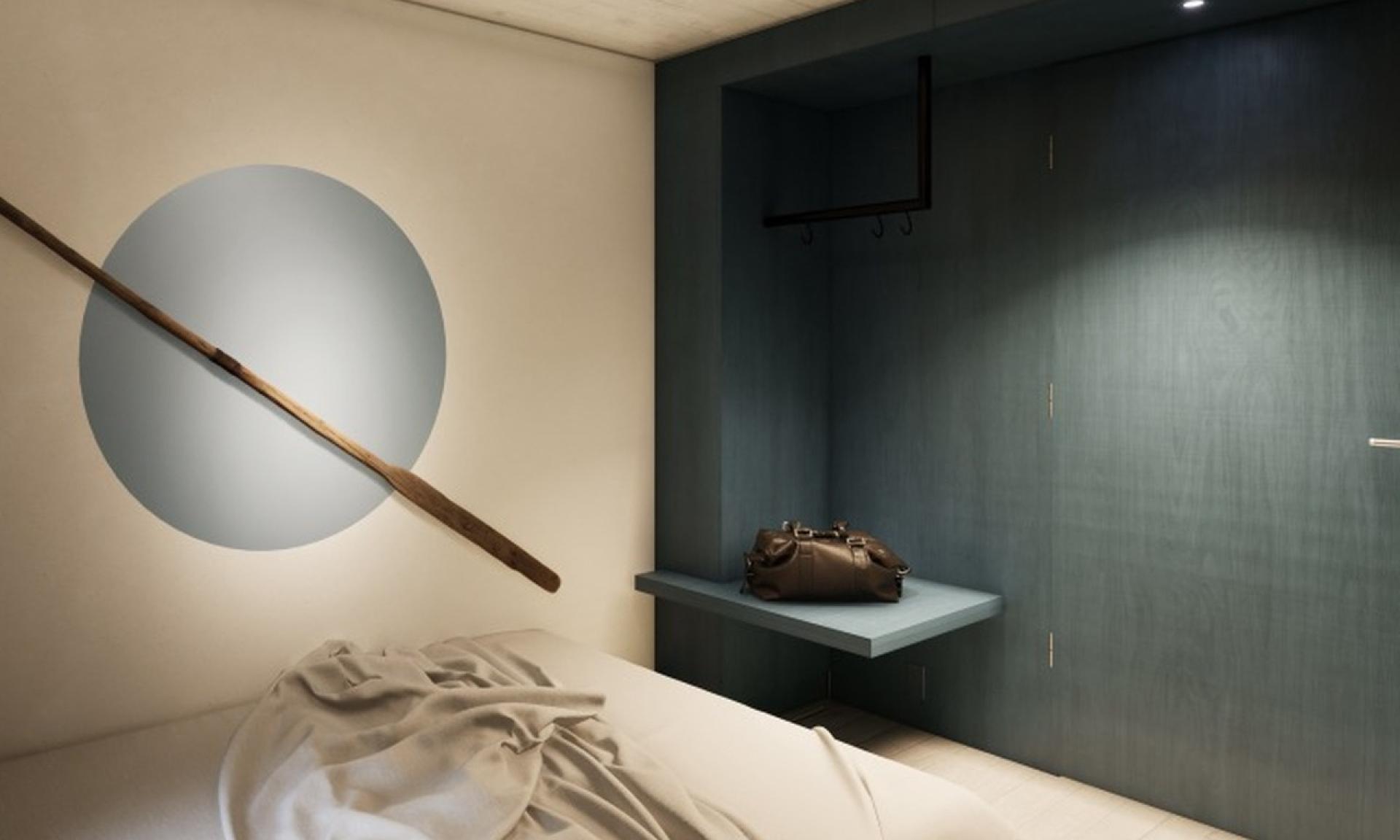 Schlafzimmer im Schiffli Boutique Apartment Rapperswil