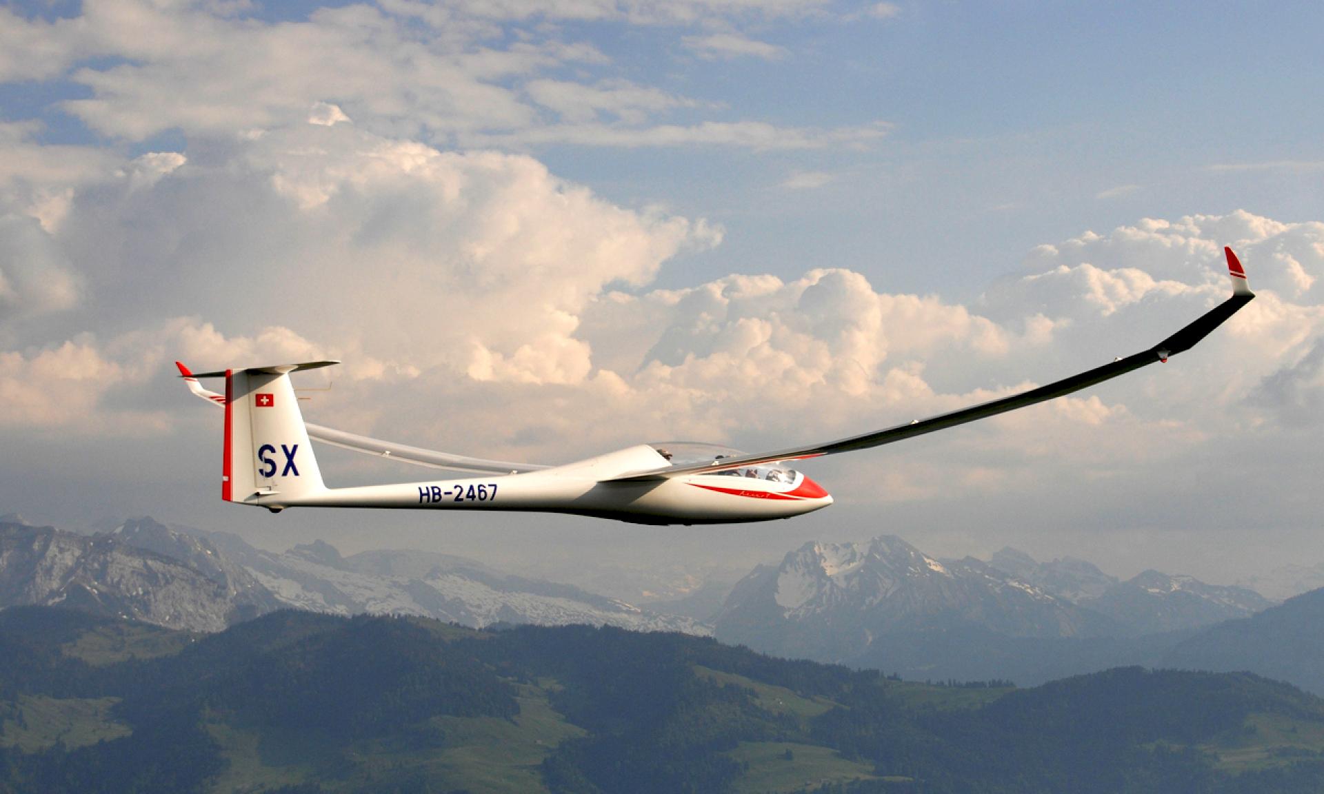 Segelfliegen mit «Schänis Soaring» in der Ostschweiz