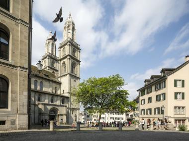 Grossmünster Church in Zurich