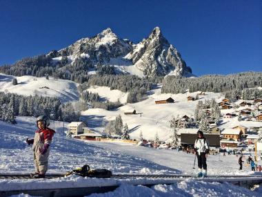Skilift Brunni, Skiing in Alpthal SZ