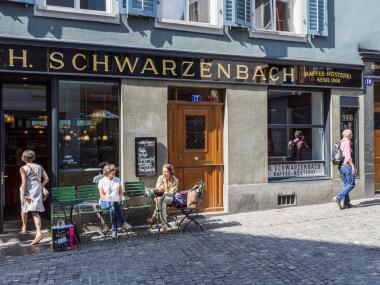 Shopping in Zurich, Niederdorf, Schwarzenbach Kolonialwaren Groceries