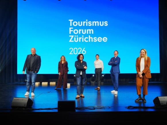 Referenten und Gastgeber am Tourismus Forum Zürichsee 2026