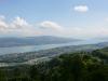 Blick auf den Zürichsee vom Uetliberg